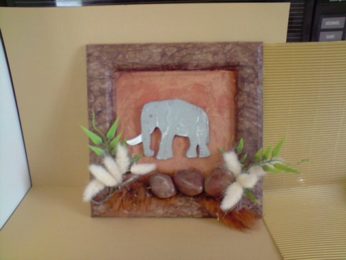 petit tableau elephant
