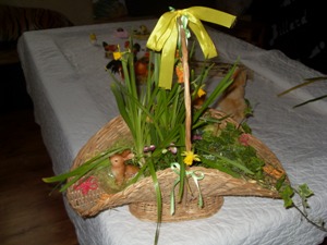 decoration florale paques
