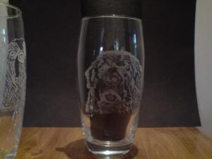 gravure verre saint bernard