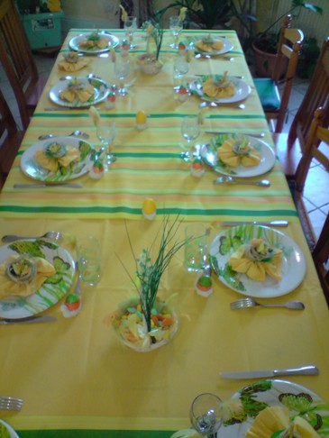 Table thème canard